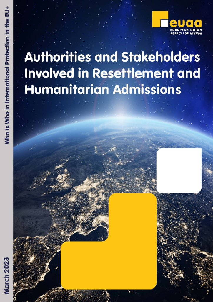Cover - Authorities and Stakeholders Involved in Resettlement and Humanitarian Admissions