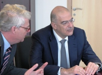 Greek Minister Dendias at EASO