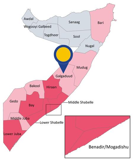 2022 CG SOMALIA region of Galgaduud - low level of indiscriminate violence